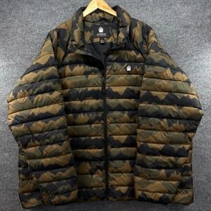 Alaskan Hardgear Men's 3XL Camo Puffer Jacket Insulated Full Zip Outdoor